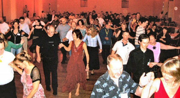 Picture of dancing at the Diamond.