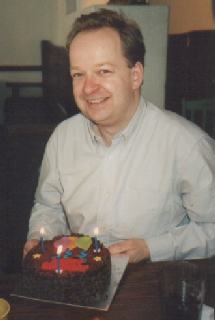 Picture of Andy and his birthday cake