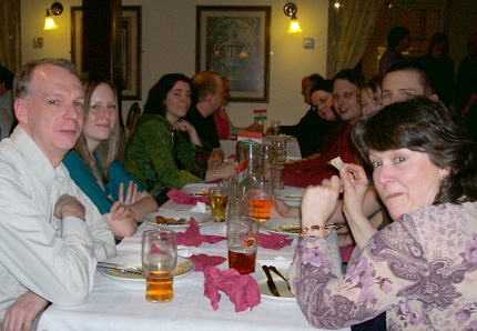 An Indian buffet completed the evening.